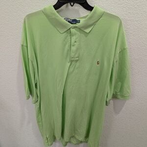 Polo by Ralph Lauren Men's Green Polo Shirt